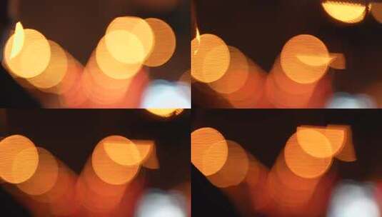夜晚光晕光斑效果画面高清在线视频素材下载