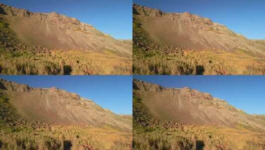 秋季山林山脉全景高清在线视频素材下载