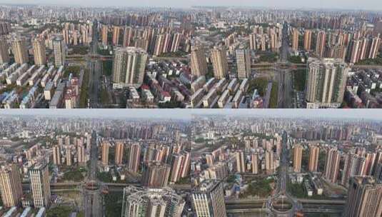 湖南衡阳城市交通城市大道航拍高清在线视频素材下载
