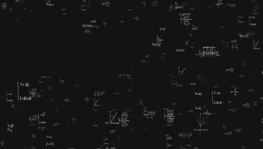 数学公式1-带透明通道高清在线视频素材下载