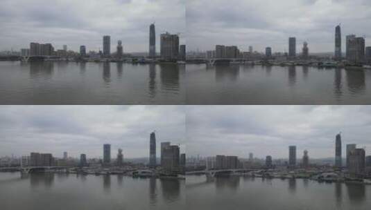 广州金融城航拍高清在线视频素材下载