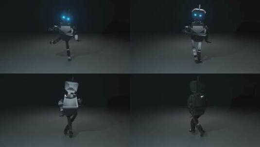人工智能机器人背景素材高清在线视频素材下载