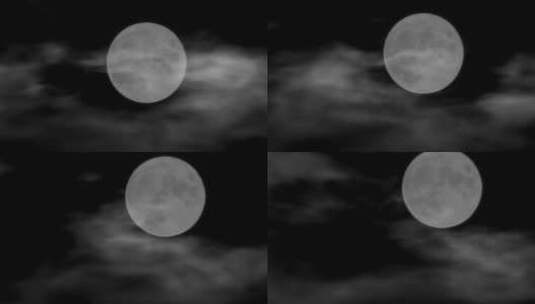 夜晚月亮-中秋节月亮高清在线视频素材下载