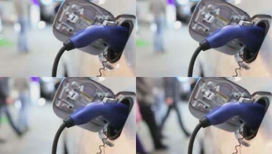 新能源车充电高清在线视频素材下载