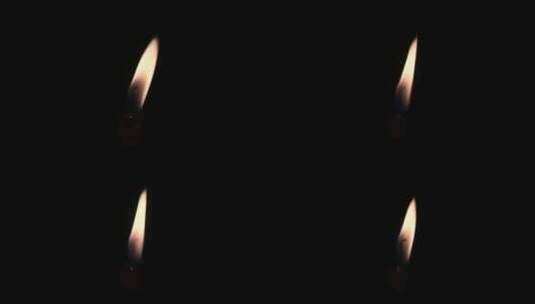 4K实拍燃烧蜡烛火焰烛光视频素材高清在线视频素材下载