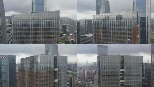 建设中的深圳前海周大福金融大厦高清在线视频素材下载