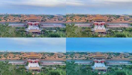 故宫 故宫全景 紫禁城高清在线视频素材下载