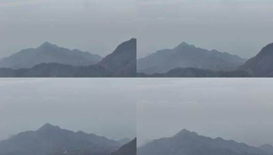 秦岭山脉秋季风景高清在线视频素材下载