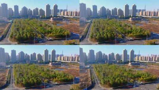 天津滨海新区天津港海港公园高清在线视频素材下载