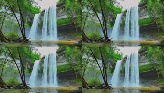 4K-唯美瀑布、大自然瀑布高清在线视频素材下载