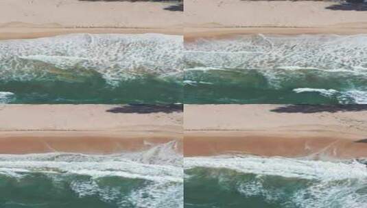 海浪 海滩 沙滩 浪花高清在线视频素材下载