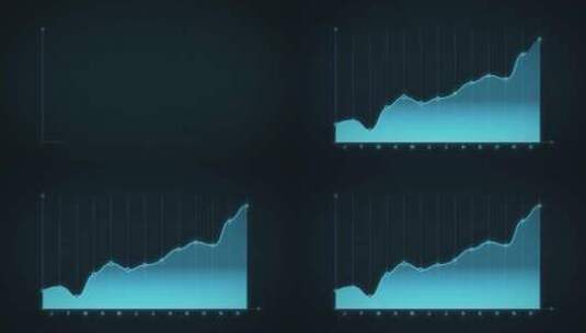 数据增长概念曲线动画高清在线视频素材下载