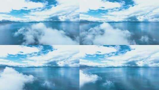 大西洋的蓝色眼泪 新疆 赛里木湖高清在线视频素材下载