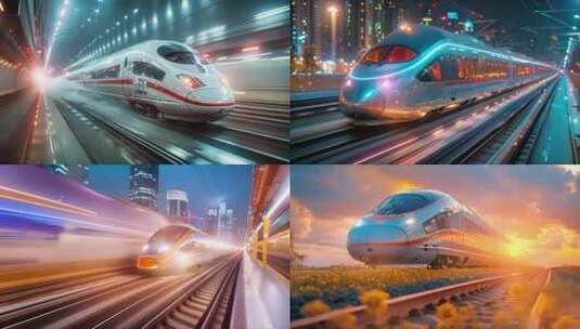 中国高铁地铁科技城市轨道交通科技智慧交通高清在线视频素材下载