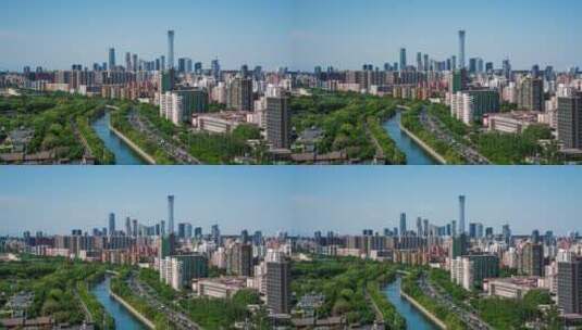 夏天北京城市CBD高清在线视频素材下载