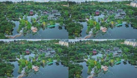 上海世博文化公园 申园 高清在线视频素材下载