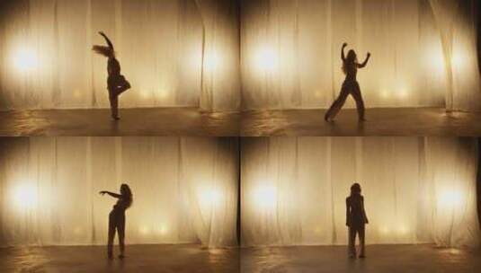 女人，舞台，舞蹈，戏剧高清在线视频素材下载