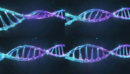 科技 DNA 双螺旋 基因素材 基因编辑高清在线视频素材下载