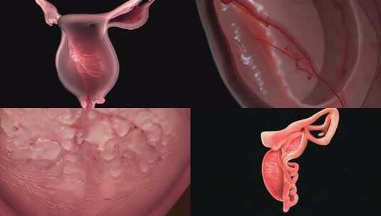 人体子宫高清在线视频素材下载