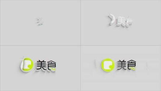 简洁水波纹LOGO演绎片头AE模板高清AE视频素材下载