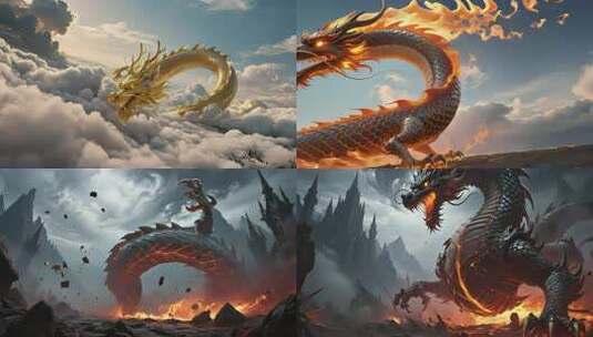 东方神龙的崛起高清在线视频素材下载