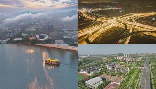 淄博地标合集高清在线视频素材下载