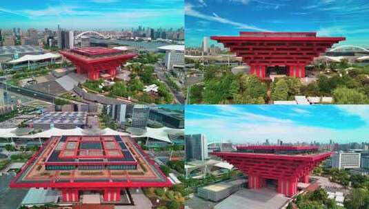 上海中华艺术宫高清在线视频素材下载