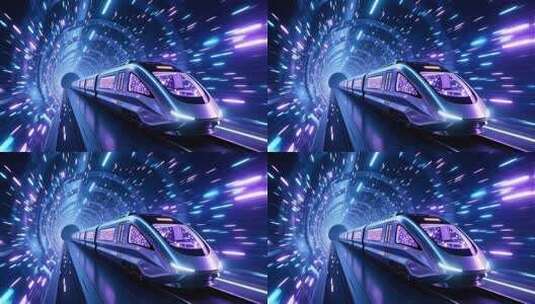 地铁时空隧道穿梭4K高清在线视频素材下载