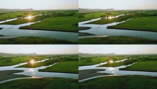 额尔古纳湿地高清在线视频素材下载