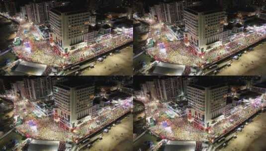 在巴西举行狂欢节，盛大表演 (1)高清在线视频素材下载