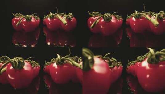 新鲜可口的西红柿高清在线视频素材下载