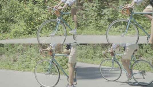 骑自行车的人高清在线视频素材下载