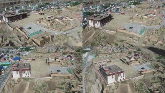 西藏拉加里王宫高清在线视频素材下载