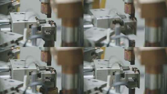 机械加工特写镜头铣削加工工业制造高清在线视频素材下载