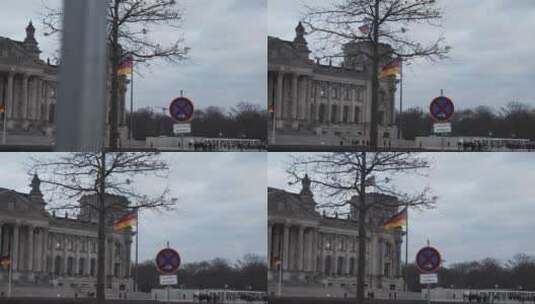 德国首都的国旗高清在线视频素材下载