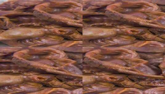 五香卤鸭胗4k竖版滑轨平移高清在线视频素材下载