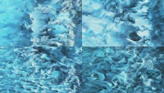 抽象海洋蓝色波浪高清在线视频素材下载
