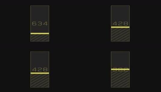 科技科幻未来HUD界面元素02通道高清在线视频素材下载