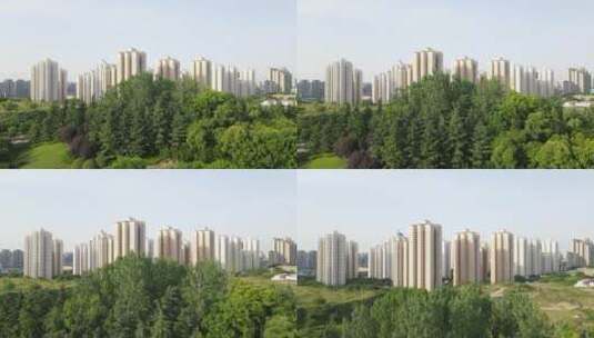 城市与自然的融合高清在线视频素材下载