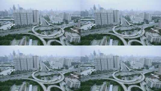 广州立交桥高清在线视频素材下载