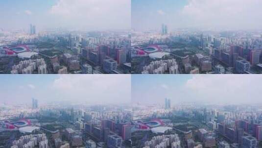南京地标建筑 南京航拍高清在线视频素材下载