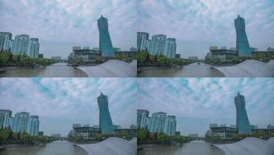 杭州大运河高清在线视频素材下载