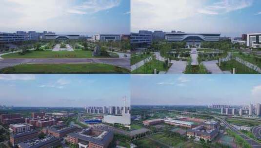 济南国际医学城山东第一医科大学高清在线视频素材下载