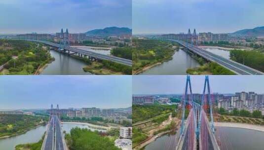 青岛城阳丹山大桥高清在线视频素材下载