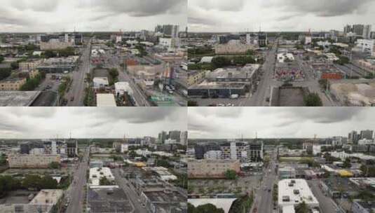 空中视频之旅温伍德迈阿密4k30fps高清在线视频素材下载