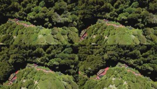 智利南部科纳里佩的termas几何温泉俯视图之旅-无人机拍摄高清在线视频素材下载