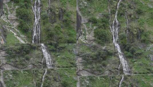 大峡谷瀑布高山流水高清在线视频素材下载