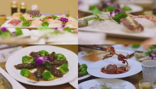 韩餐 韩国美食高清在线视频素材下载