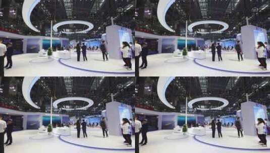 2023中国海洋经济博览会人流延时高清在线视频素材下载