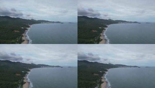 广东汕头南澳岛十里银滩高清在线视频素材下载